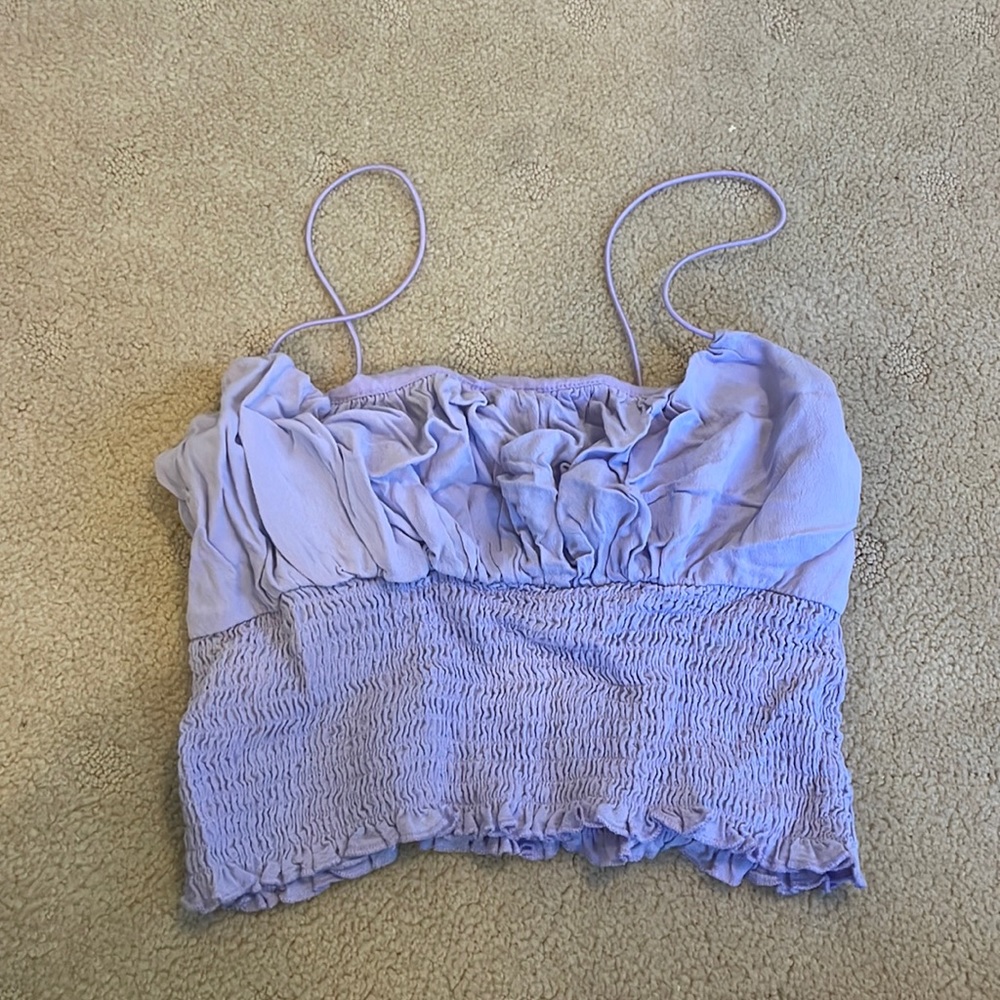 LA hearts short in lavender